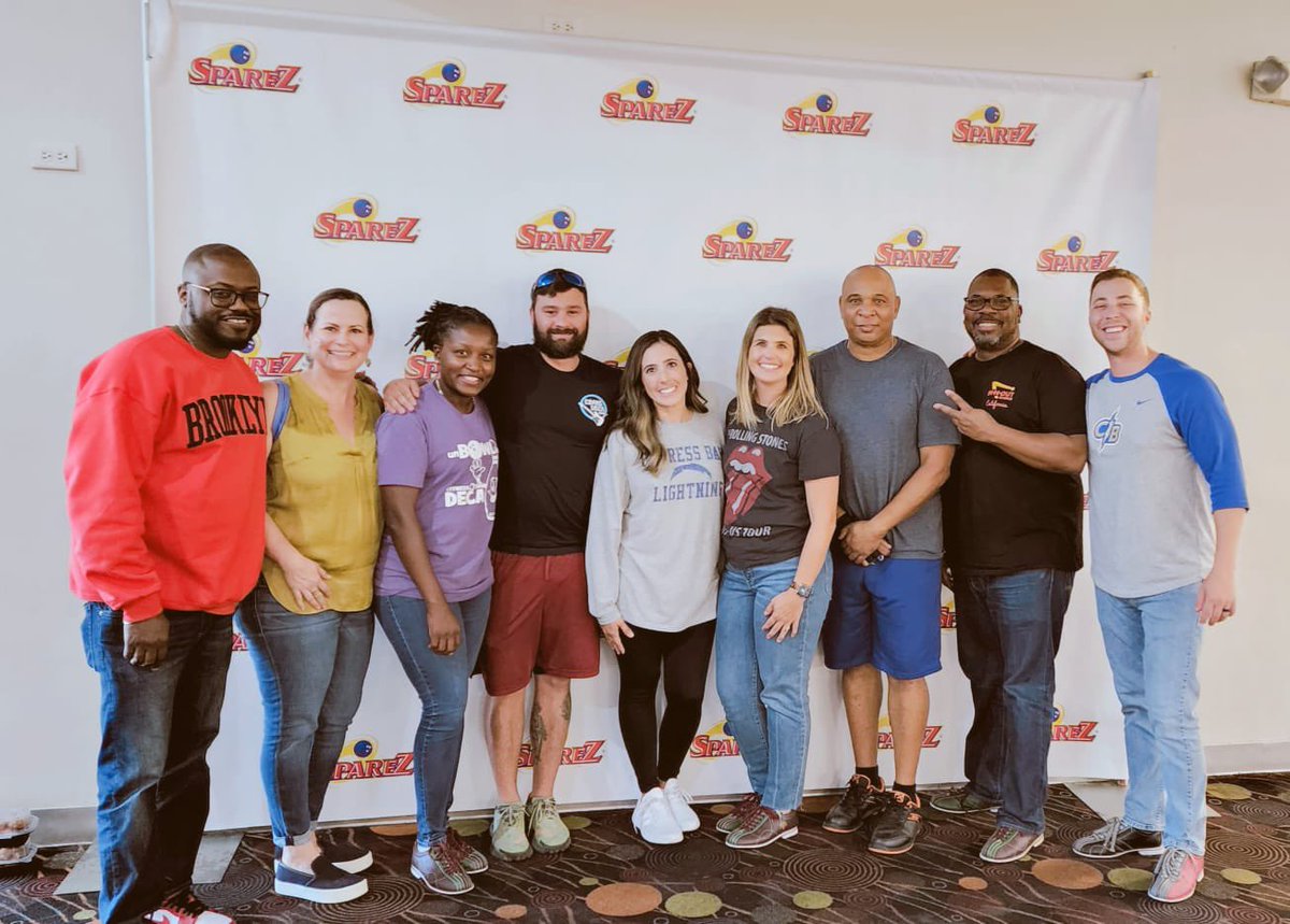 MisterWass954's tweet photo. The Cypress Bay CTE dept is “rolling” into the new school year #bowlingreference #preschoolweekvfinalexamweek Blessed to work with this department! Here’s to the start of a special year! https://t.co/Y6geHegMNu