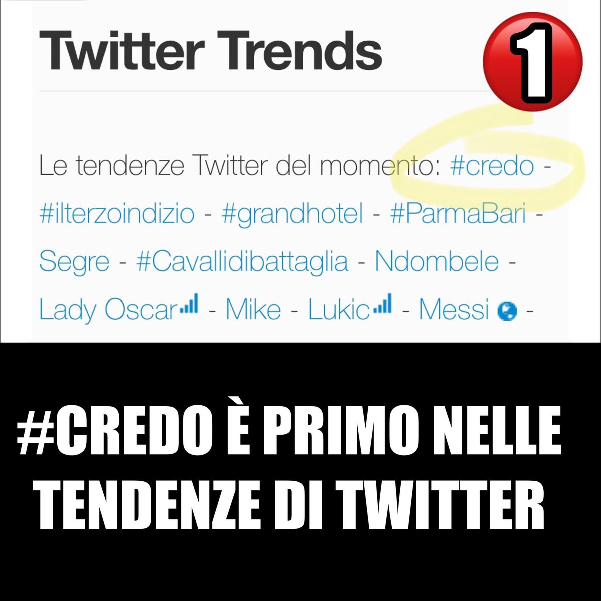 matteosalvinimi's tweet photo. Grazie amici, IO CI #CREDO, il 25 settembre si va a vincere! https://t.co/TWl5kJyzZk