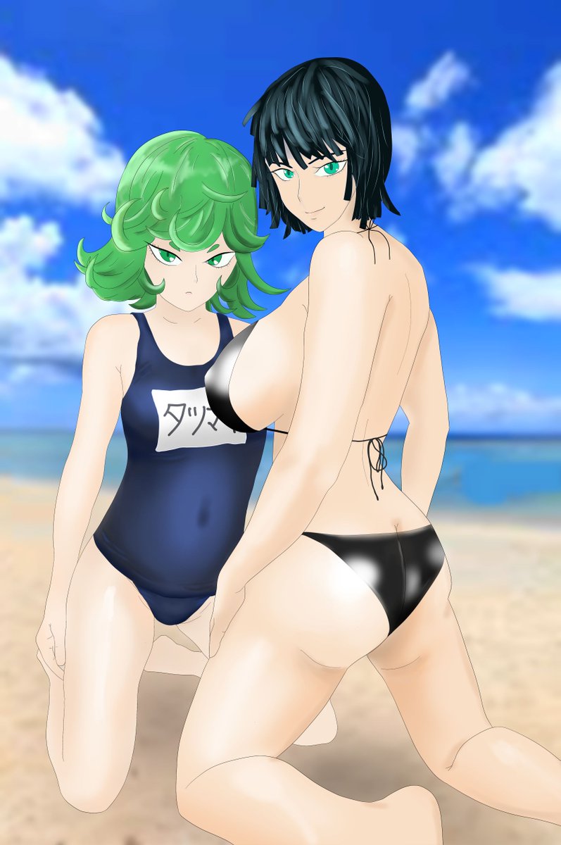 wingpixiv's tweet photo. タツマキとフブキ https://t.co/HiR5lCx1hL