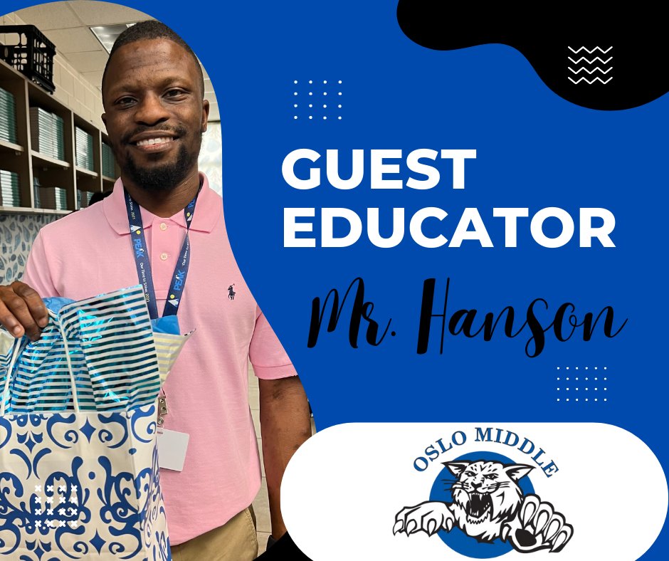 Thank You Mr. Hanson for being an Awesome Guest Educator this Week.  You were eager to assist in multiple classrooms and we appreciate you! <a href="/CraigKinsley1/">Craig K</a> @SDIRC_SUP <a href="/SDIRCHR/">SDIRC Human Resources</a> @KBaysura <a href="/MrBrown_Civics/">Ken Brown</a> <a href="/teachmehow2alge/">teachmehowtoAlGE</a> #thankaguesteducator