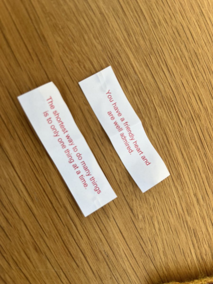 Leapness's tweet photo. So before we began our mammoth 5 hours of Way Ahead session for @madebyleap we opened fortune cookies. #doonethingwell thanks to kingdom & Sparrow for letting us use your space @Glistencamping Simon Thomason for the challenging, reflecting time. Watch this space #designforchange https://t.co/OjclT7BgVx