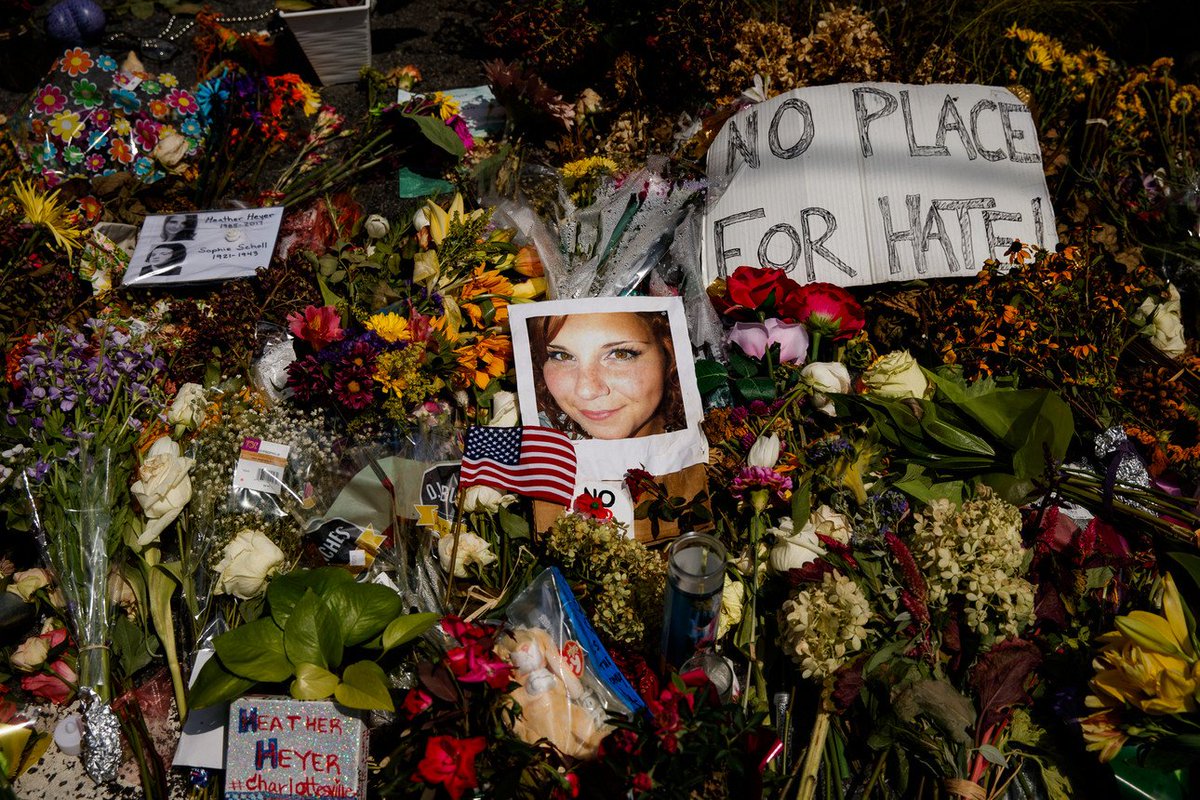 #Charlottesville 
#HeatherHeyer 
#FuckIntolerance