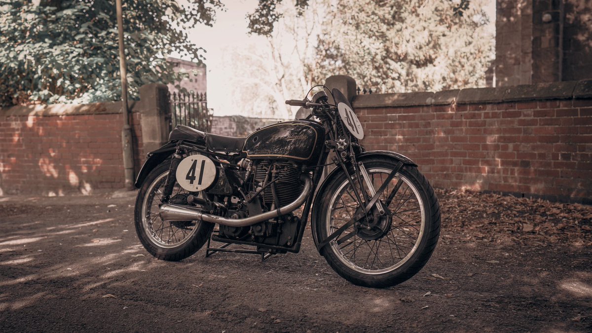 Had the pleasure of a personal tour of Ivan Rhodes historic &amp; important vintage motorcycle collection at his home. What a perfect gentleman, impeccable memory. Wasn’t there to take pics. That’s for another time but here is his #StanleyWoods #Velocette Works #TT Racer #IOMTT