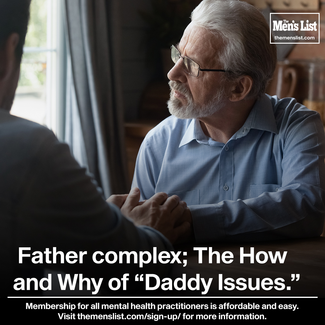 Do you have a father complex?  Have you been told by a romantic partner or friend that you have “Daddy Issues?”  In our latest piece we give you the facts about Father Complex.

themenslist.com/father-complex…

#father #fatherhood #familyfirst #daddyissues #fatherissues #fathercomplex