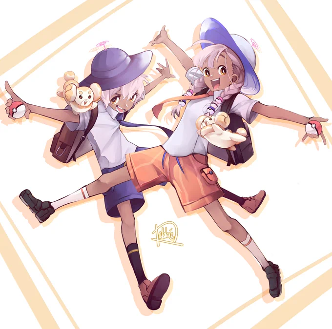 Paldean Trainer Sananananana!#galaxillust 