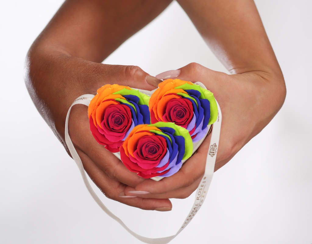EternalRosesNY's tweet photo. There’s nothing wrong with supplying your friend group with a plethora of rainbow flags, but there are so many other pride-ready pieces worth gifting, just take a look at Eternal Roses Loud&amp;Proud Collection celebrating #diversity and #genderfluidity within the community.  BE YOU https://t.co/5V9NB15fvu