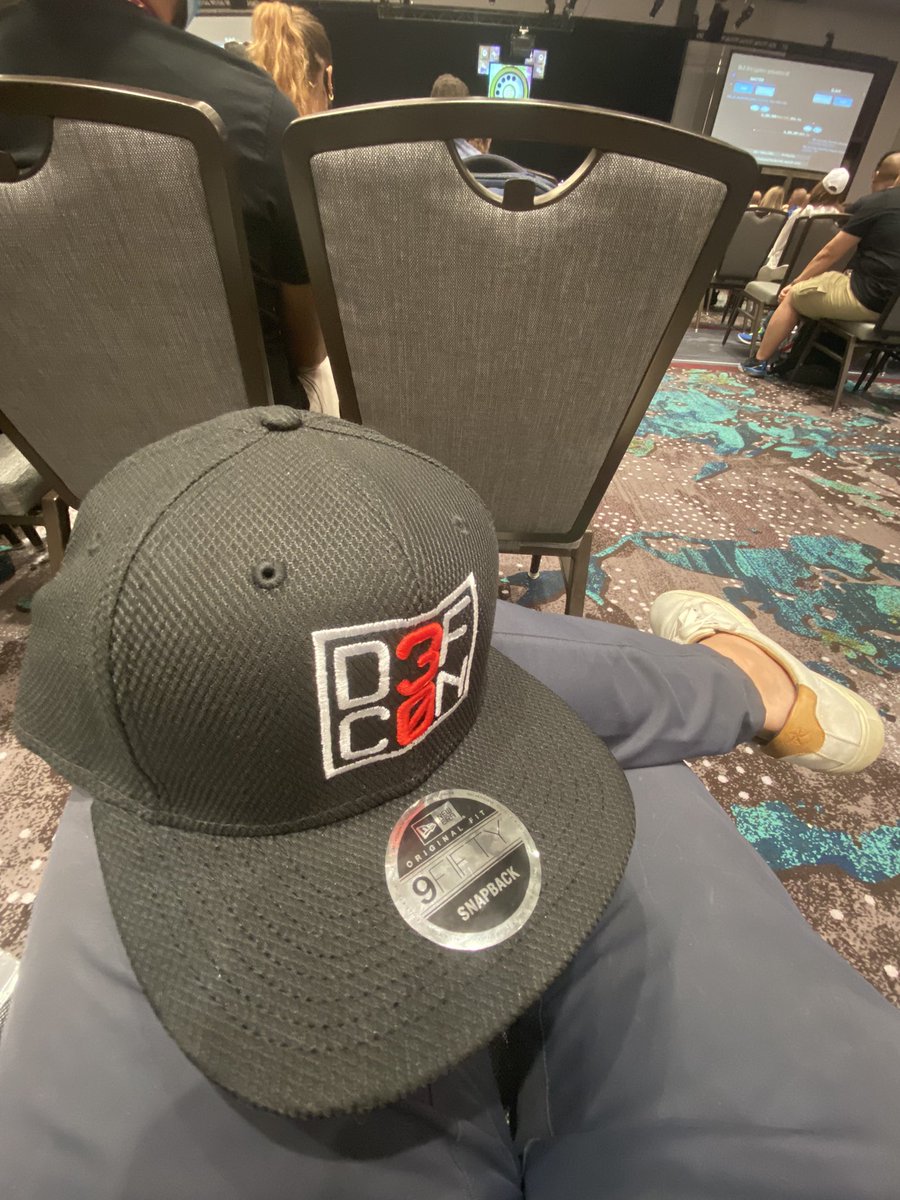 Do not get in line for merch at <a href="/defcon/">DEF CON</a> unless you have cash on you. No credit card accepted. No Venmo. No crypto. You will need cold hard cash guys. I only have enough money for this fine 🧢