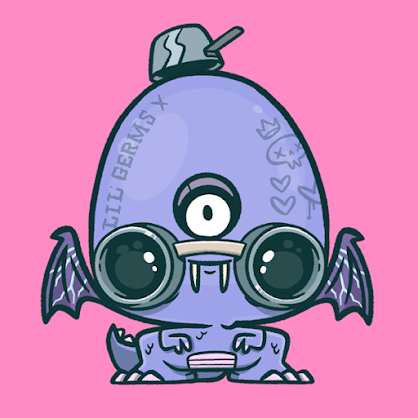 Just had this <a href="/lilgermsnft/">lilgerms</a> minted!😍Another Lil'Germ to race in the mobile game...YES! I'm already on the Leaderboard! I love this red light/green light game, it's sooooo addicting.😅

#lilgerms #NFTMinting #NFTCommunity