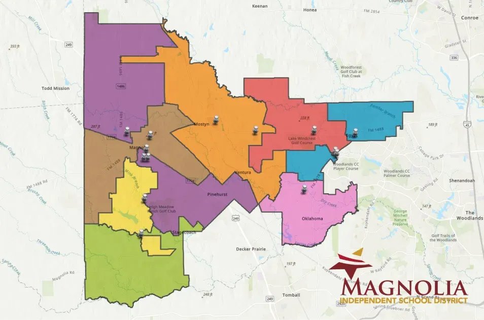 MagnoliaISD's tweet photo. Are you new to Magnolia ISD? Do you know someone interested in moving to Magnolia ISD? Check out our new School Site Locator, enter your address, and view your zoned campuses. https://t.co/V2nB8mVxZo https://t.co/UpKciWoyCL