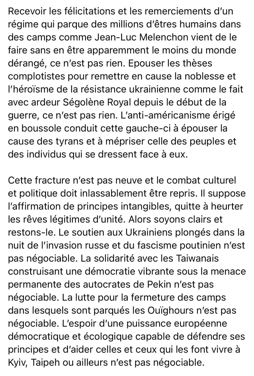 Rien d’anecdotique.