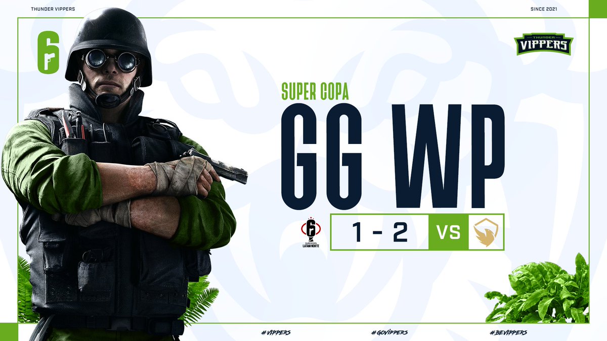 ThunderVippers's tweet photo. GG WP @EsportsReven 🤝🏽
Se repite el resultado de la Súpercopa anterior y nos quedamos entre los 8 mejores del torneo.
Fue una gran serie y nos divertimos mucho. Gracias a todos por su apoyo 💚
#GoVippers🐍 #CopaNorteR6 https://t.co/xUDaH3Db7U