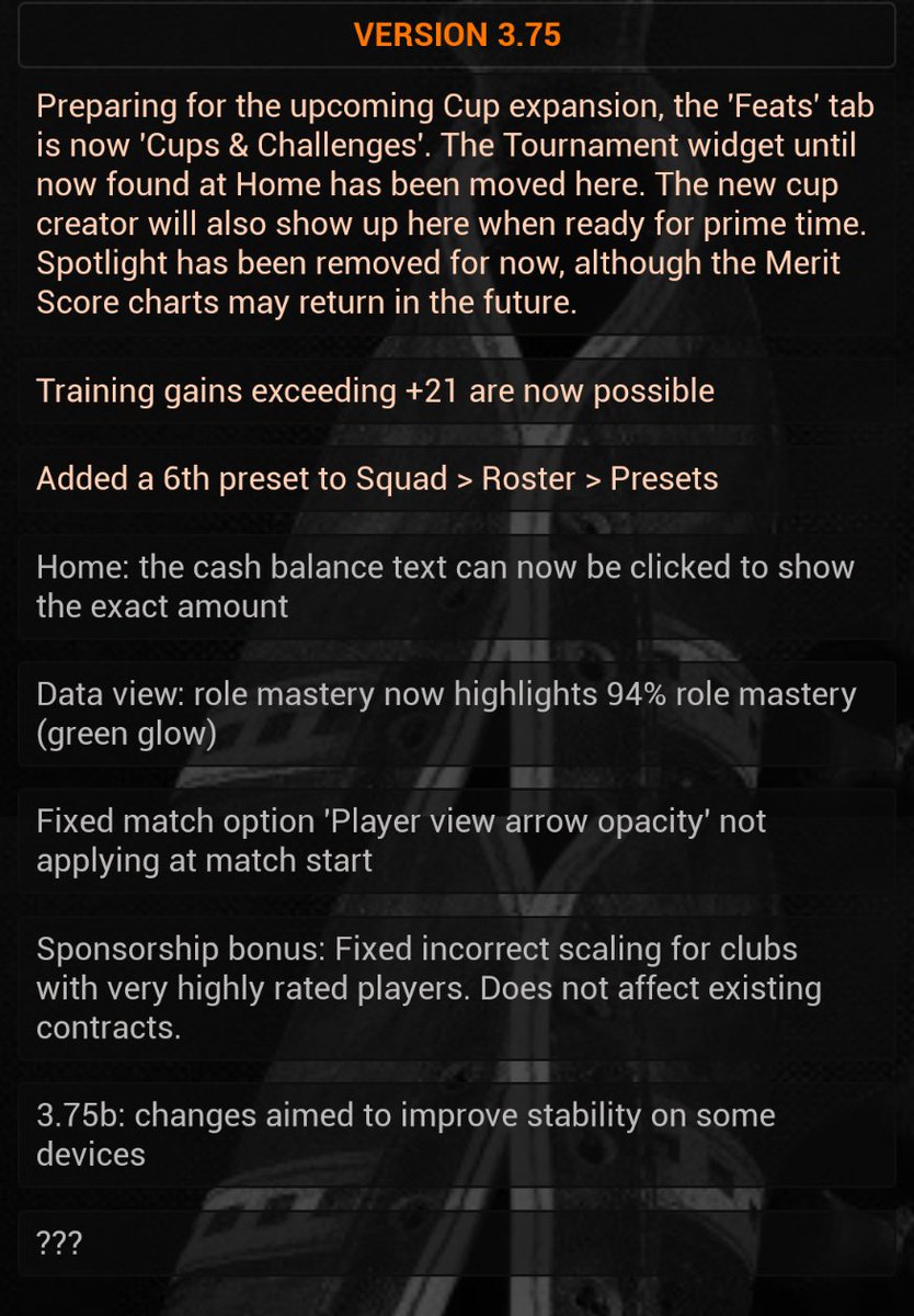 Version 3.75 now available 👍