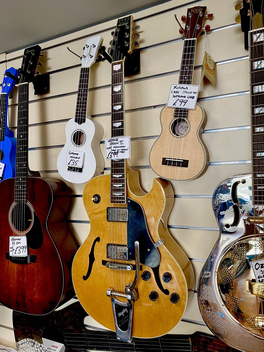 BridgendMusicSt's tweet photo. Rare Westone Session ll ….Made in Japan 1985 ….. Matsumoku product £599
#westone #bigsby #guitar #guitarist #musician #bridgend #bridgendmusicstore https://t.co/cb3BcWmLYU