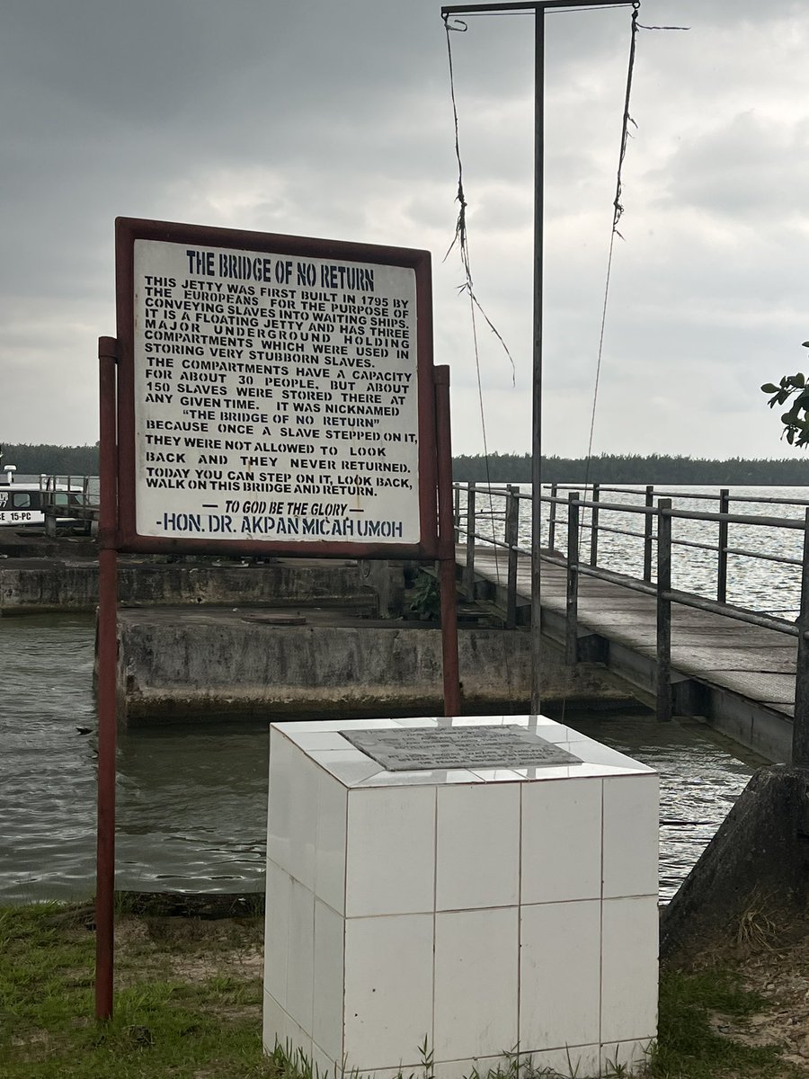 AyaFubaraEneli's tweet photo. Had to share some history with my offspring. Took a trip to Ikot Abasi. #WeMustNeverForget #BridgeofNoReturn #AbaWomensWar https://t.co/59HDNMSxBq