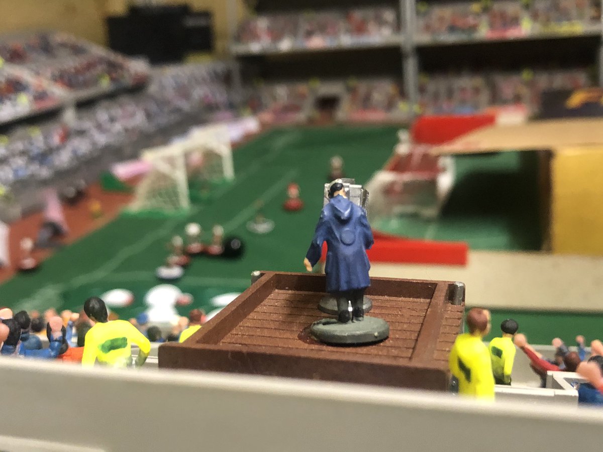 Cameraman’s view, #subbuteo #subbuteostadium