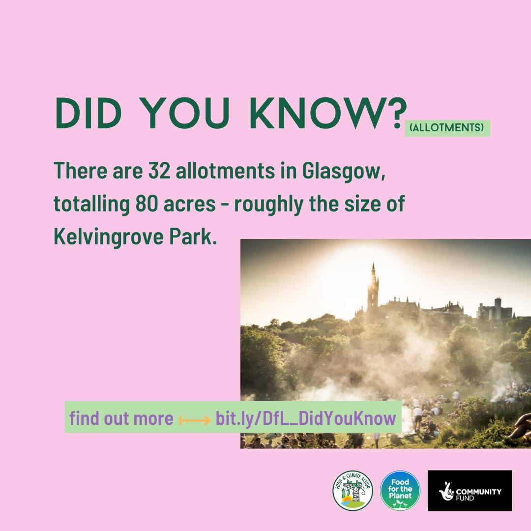 GCFNetwork's tweet photo. Our #DemandForLand campaign is all about raising awareness of the need for more land for producing food in Glasgow. So, in order to prove that we do need more land, we've pulled together a list of facts which illustrate the current 'lie of the land', if you will. https://t.co/QwPKWeo4Wp