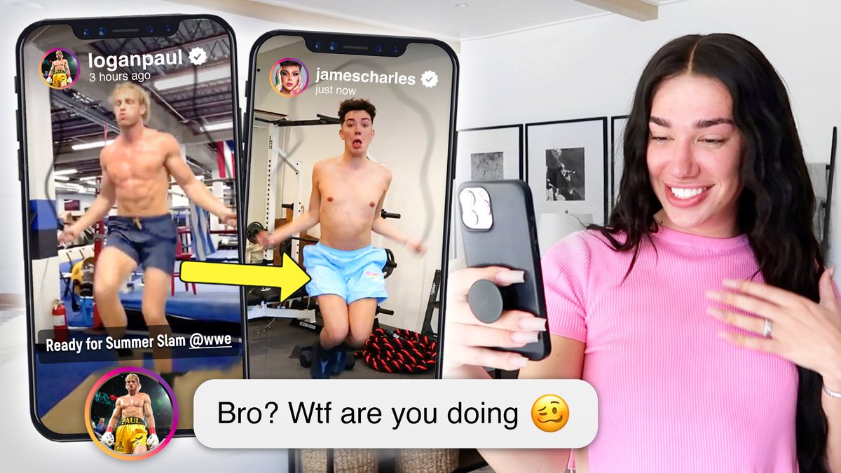 jamescharles's tweet photo. NEW VIDEO IS OUT!

I COPIED MY FRIEND'S STORIES! *PRANK* 🤣 https://t.co/K76MU3VDaH https://t.co/nkNmvejLh7