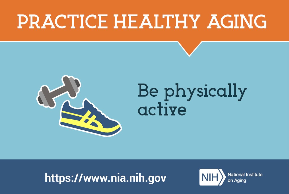 Scientific evidence suggests that people who #exercise regularly not only live longer, but also may live better — meaning they enjoy more years of life without #pain or disability. Learn more about healthy #aging: bit.ly/3zu4m9n