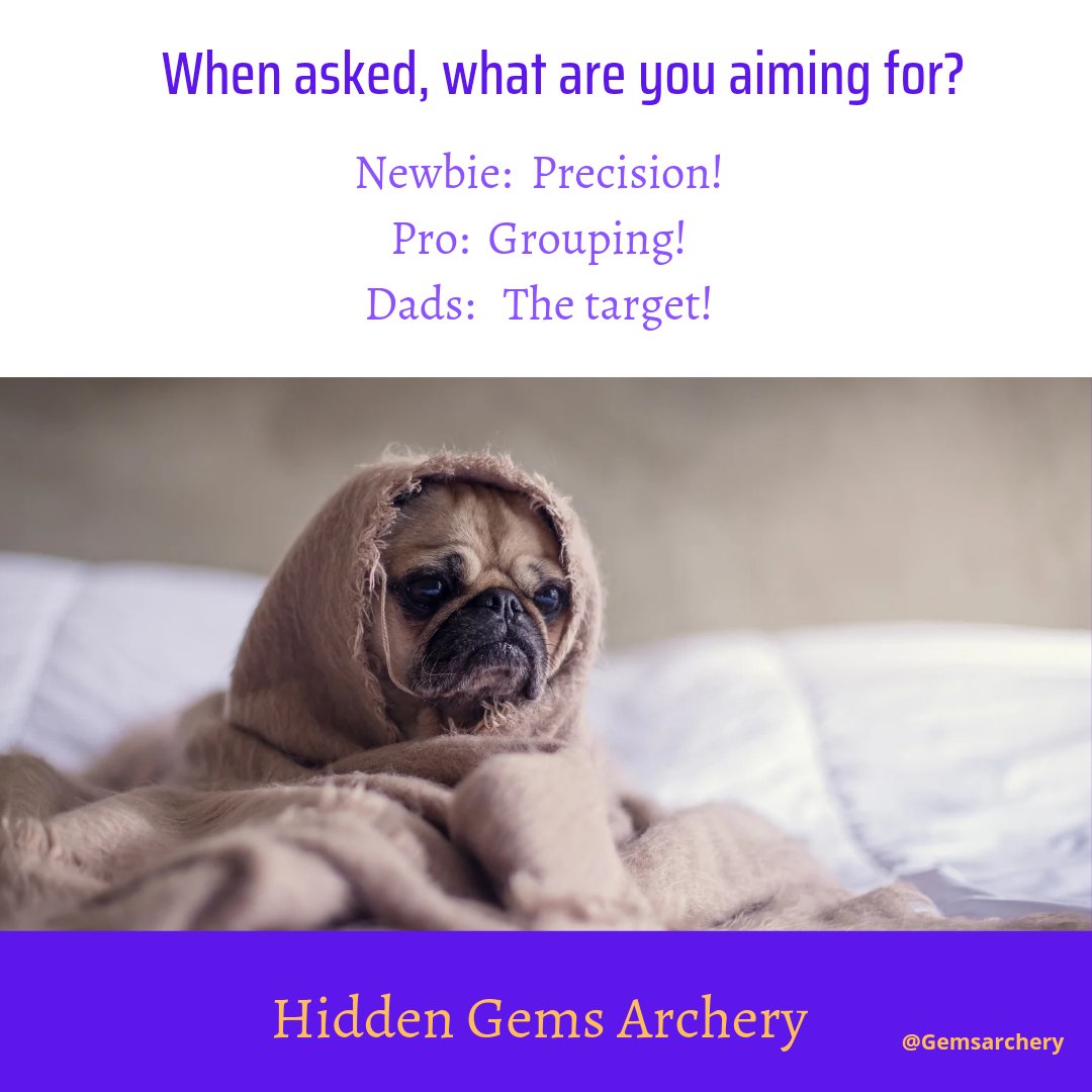 Some Friday positivity 😊🎯

#archerytraining #dadjokes