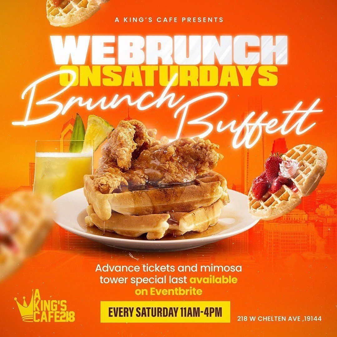 Akingscafe218's tweet photo. We can't think of a better way to start your Saturday. Enjoy our Brunch Buffet every Saturday from 11 AM to 4 PM with mimosa tower specials available! Also, don't forget to book your free birthday brunch with us! To get tickets in advance, visit https://t.co/huvxzBYWbn. https://t.co/aqS0PiH4Ks