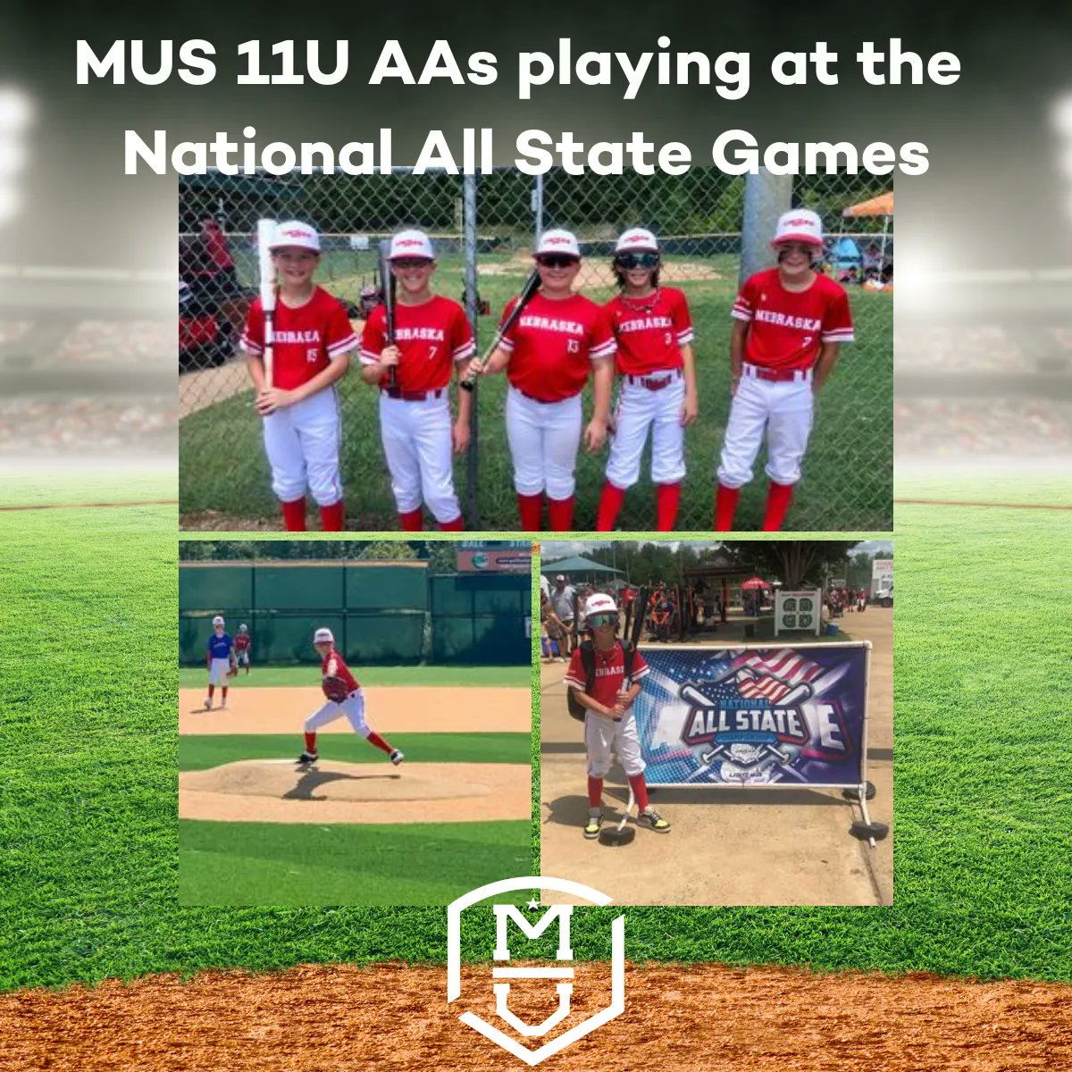 MillardUnited's tweet photo. Count 'em: 1️⃣2️⃣3️⃣4️⃣5️⃣! FIVE of Millard United's 11U AA boys played at the National All State Games in Memphis, Tennessee this week as part of Team Nebraska. https://t.co/DEkjXE9tmS