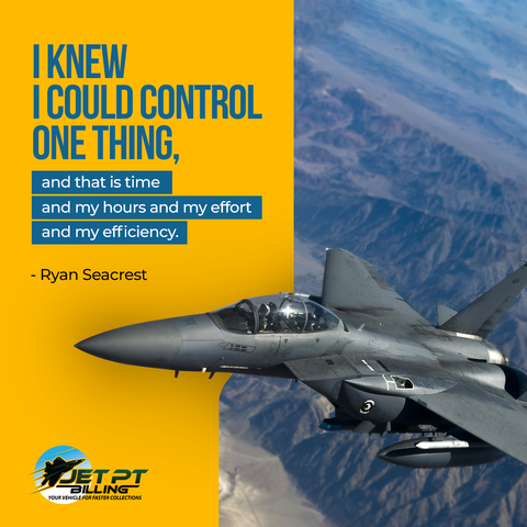 JetPTBilling's tweet photo. "I knew I could control one thing, and that is time and my hours and my effort and my efficiency." -Ryan Seacrest

#JetPTBilling
#YourVehicleforFasterCollections
#business
#financetips
#PTBilling
#PhysicalTherapy
#BillingAndCollections https://t.co/UDd6EomEXx