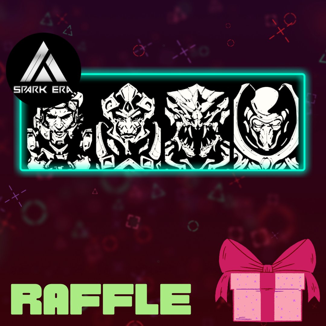 AJ x <a href="/SparkeraGame/">Spark Era: Echo to Universe</a>
 
Raffle 10 WL Spots
To enter:
1.Follow <a href="/aiden_janice/">AJ GameFi Club</a> &amp; <a href="/SparkeraGame/">Spark Era: Echo to Universe</a> 
2.RT &amp; 🖤
3.tag 2 frds