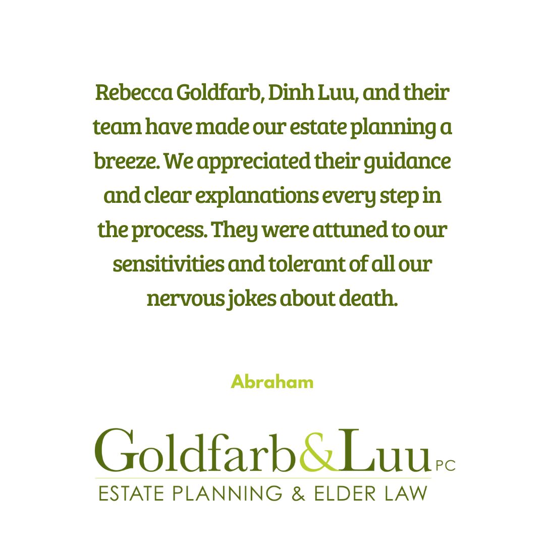 GoldfarbLuu's tweet photo. Please, contact us with questions. We would be honored to help.

👉https://t.co/84fZHT822B

#EstatePlanning #Attorney #Tarzana #Lawyer #California #LosAngeles #LA #law #lawfirm #californialaw #legaldocumentary #family https://t.co/ZEdldYVmWR