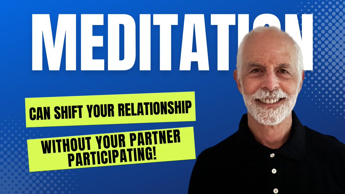 In this video, relationship expert and therapist Todd Creager discusses how meditation can shift your relationship EVEN if your partner does not meditate! Watch now! ed.gr/d7rlh  #marriage #meditation #tips #advices #relationship