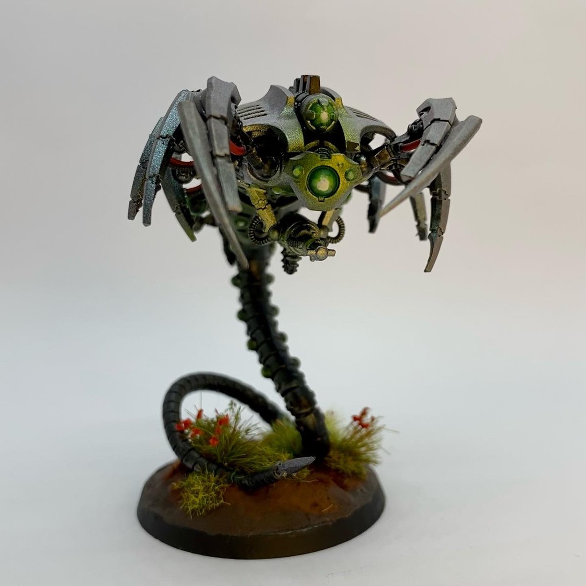 100tungamer's tweet photo. Necron Canoptek Wraith #warhammer40k #warhammer #warhammercommunity #paintingwarhammer #minaturepainting #canoptekwraiths #necrons #gamesworkshop #gamesworkshop40k #gamesworkshoppainting #100tungamer #necrons40k #necroncanoptekwraiths https://t.co/XG6fEtkEXU