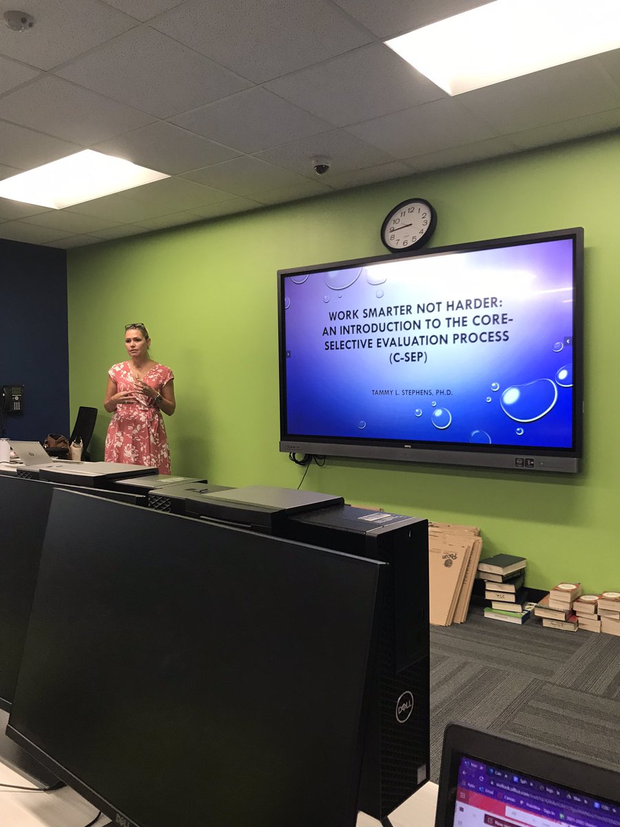 Dr_Picasso's tweet photo. Day 1 of C-SEP training for our diagnosticians today!! Honing our evaluation practices and refining comprehensive evaluations will help us work #BetterTogether for our students we serve @CastleberryISD!! Thank you, Dr. Stephens!! #cisdbettertogether #cisdspecialprograms #csep https://t.co/XaLBSdg3dr