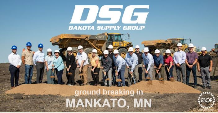 MattBergmannLEC's tweet photo. @DakotaSupply is breaking ground on a new 30,000 SF facility in Mankato today.  We are looking forward to this job with RJ Ryan construction. https://t.co/2AxCXRLu20