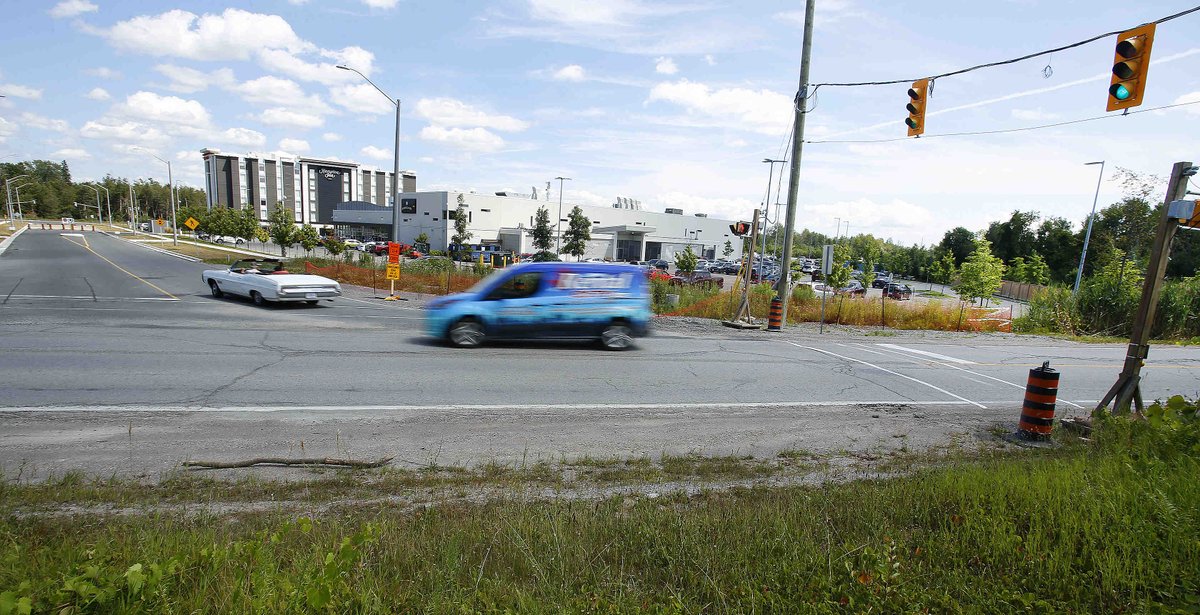 The Crawford Drive extension to Harper Road is nearly completed and as part of the process traffic to the <a href="/ShorelinesCPTBO/">Shorelines Casino Peterborough</a> is now detoured from <a href="/CityPtbo/">City of Peterborough</a>  Parkway entrance and actually comes in from the new road off Harper Road.