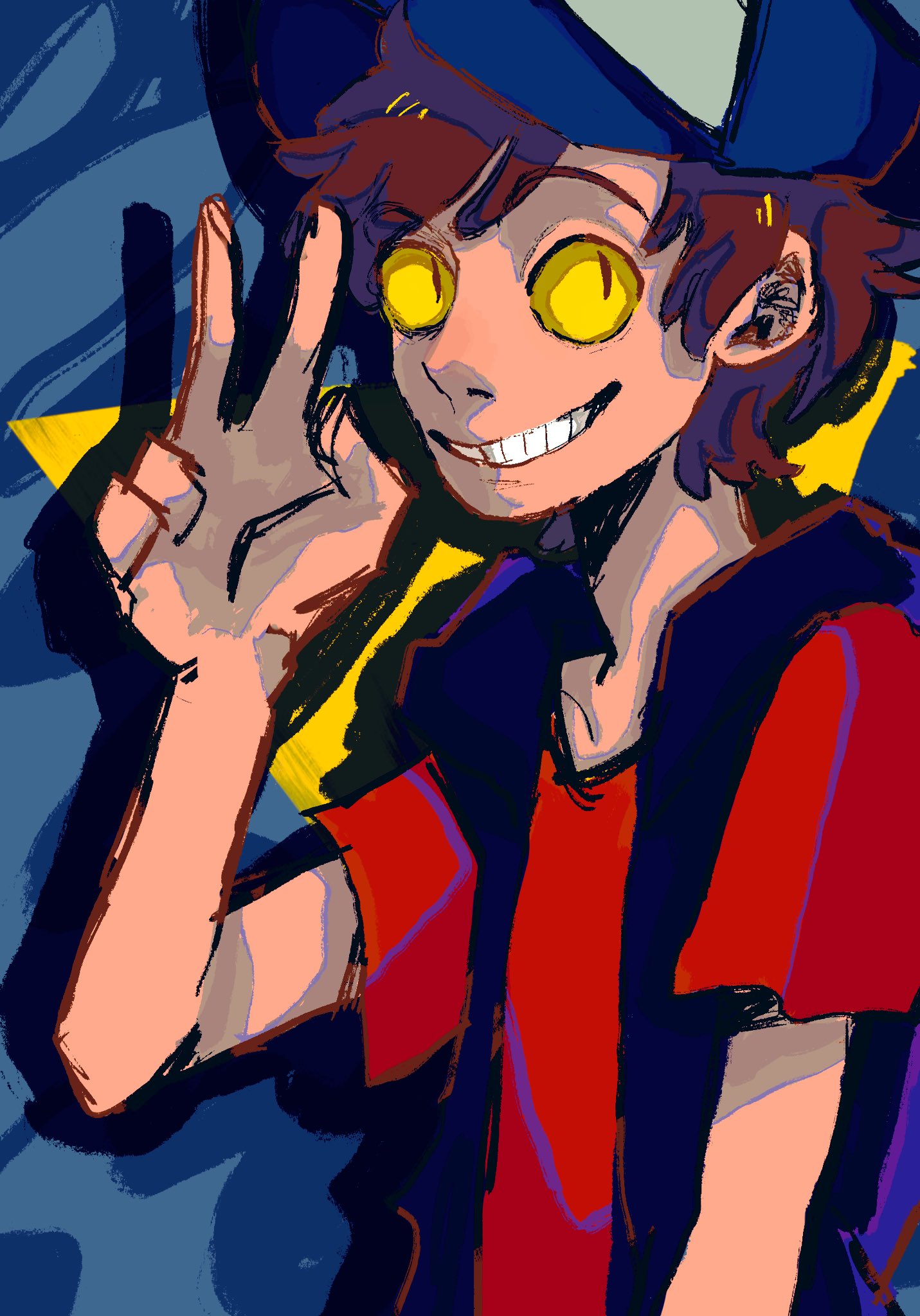 パンの耳 はいチーズ 怪奇ゾーングラビティフォールズ Gravityfalls Dipper Dipperpines ディッパー ディッパーパインズ Bill Billcipher ビル ビルサイファー Gravityfallsfanart Fanart Illust イラスト 落書き 海外アニメ