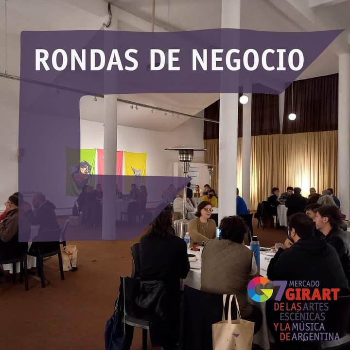 MercadoGIRART's tweet photo. 🙌🏽 Las Rondas de Negocios, una de las actividades centrales del Mercado #Girart en el Espacio Cultural MuMu (Museo de las Mujeres) 👏🏽

🔸 Entrevistas entre #artistas #seleccionados y los #programadores de festivales, ferias y espacios culturales nacionales e internacionales 🌎👏🏽 https://t.co/IJHpOvZF0W