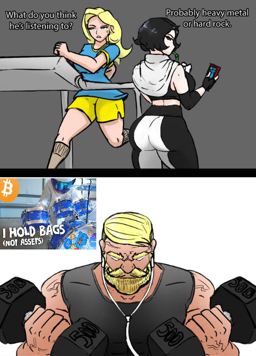 alt_bets's tweet photo. Listening @lilbubble in gym in order to have strong hands which can hold heavy bags. https://t.co/IrcIknWhTq