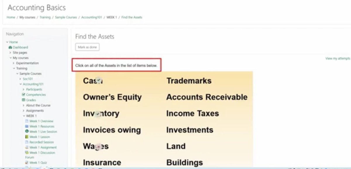 💡💻🧭👀 New to a <a href="/moodle/">Moodle | Online learning, delivered your way.</a> course?  While #moodle course styles and layouts vary, here are examples of ways to navigate through your course and some activities you may see. 
👉🏼 What to Expect in Your Moodle Course bit.ly/3JBfHsI
