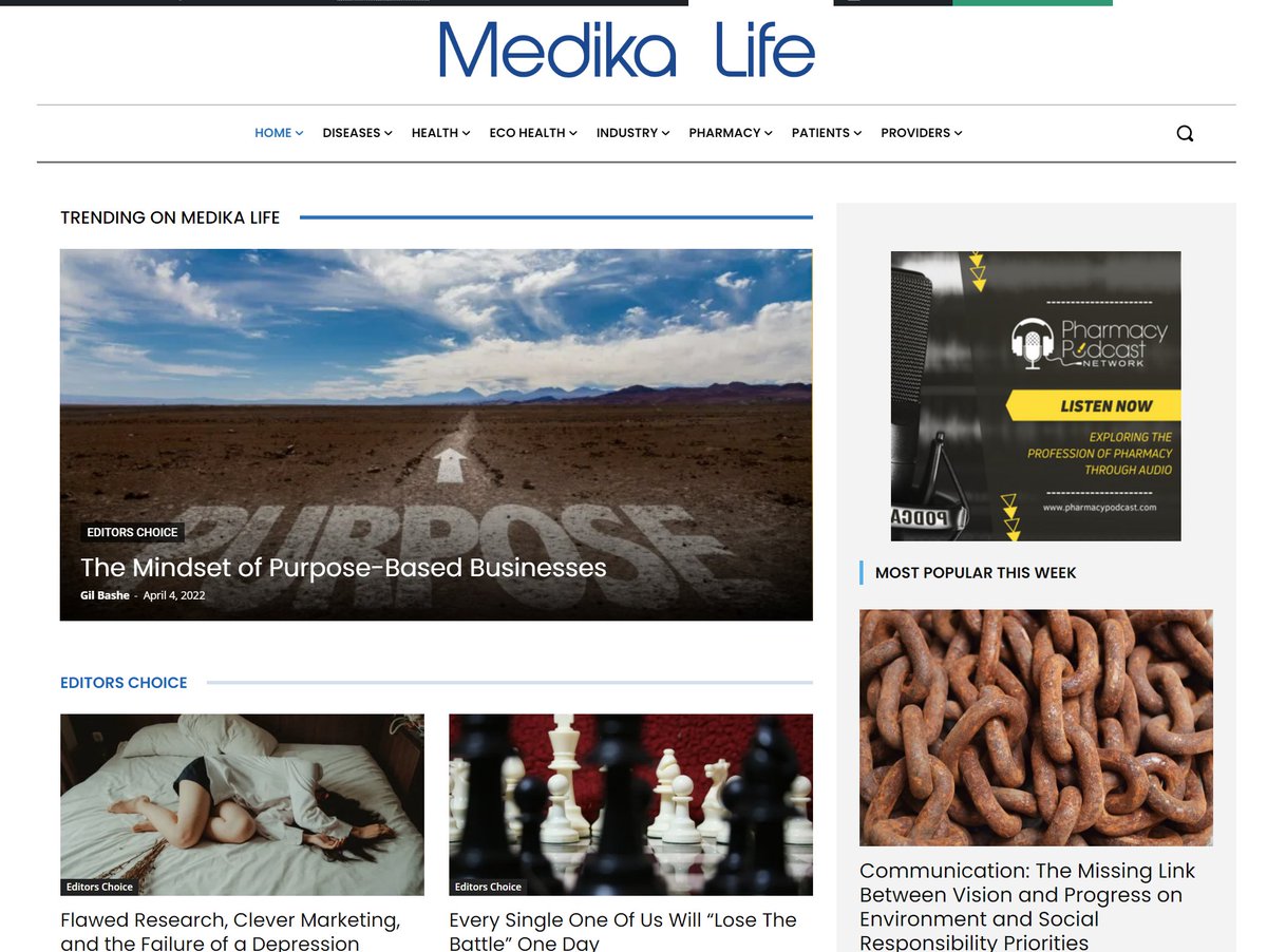 GIL BASHE (@gil_bashe) on Twitter photo A new look and more authors on <a href="/medikalife/">Medika Life</a>!
Thanks to <a href="/Harvard85/">Michael Hunter</a> <a href="/TheKnightNurse/">Elizabeth Knight</a> @drpatfarrell @KellieStecherMD <a href="/Drschimpff/">Stephen Schimpff MD</a> <a href="/drjohnwhyte/">Dr. John Whyte</a> <a href="/JohnNosta/">John Nosta</a> <a href="/bobmartineau3/">bobmartineau</a> <a href="/lisamillerVIE/">Lisa Miller, Healthcare Consultant | 🚢</a> <a href="/HAHassaballaMD/">Dr. Hesham A. Hassaballa</a> <a href="/JeffLivingMD/">Dr. Jeff Livingston</a> <a href="/robturnerwrites/">Robert Turner</a> for adding their knowledge to our pages! A new look and more authors on <a href="/medikalife/">Medika Life</a>!
Thanks to <a href="/Harvard85/">Michael Hunter</a> <a href="/TheKnightNurse/">Elizabeth Knight</a> @drpatfarrell @KellieStecherMD <a href="/Drschimpff/">Stephen Schimpff MD</a> <a href="/drjohnwhyte/">Dr. John Whyte</a> <a href="/JohnNosta/">John Nosta</a> <a href="/bobmartineau3/">bobmartineau</a> <a href="/lisamillerVIE/">Lisa Miller, Healthcare Consultant | 🚢</a> <a href="/HAHassaballaMD/">Dr. Hesham A. Hassaballa</a> <a href="/JeffLivingMD/">Dr. Jeff Livingston</a> <a href="/robturnerwrites/">Robert Turner</a> for adding their knowledge to our pages!