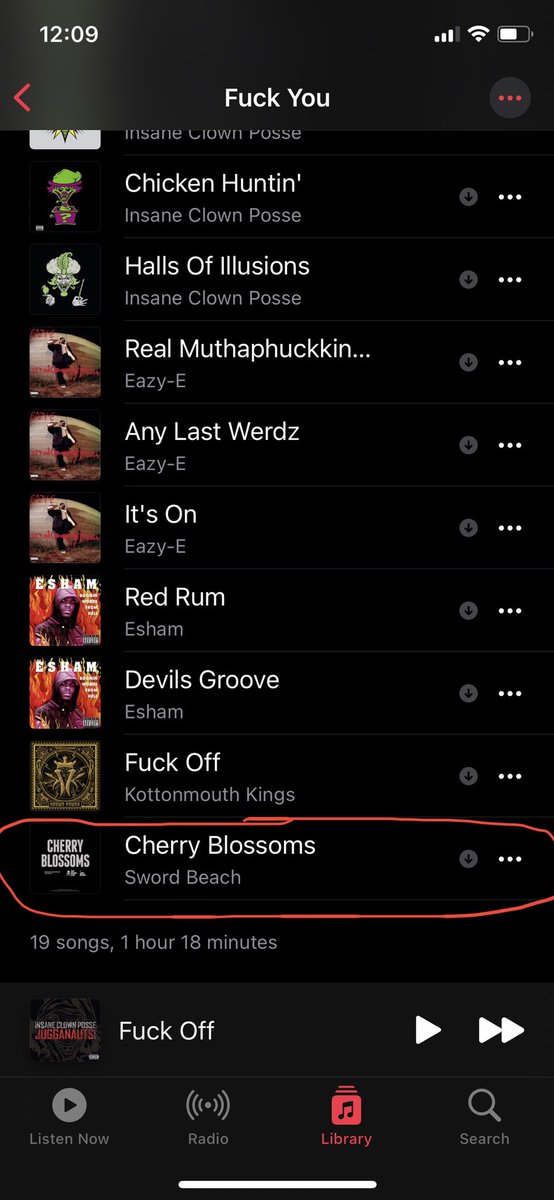 KLE93 (@kristenelduen) on Twitter photo #mmmm #CherryBlossoms has made its way home to the #FuckYou Playlist! ♥️ I love this song and it fits perfectly with the vibe of this playlist! #swordbeach <a href="/jared_watson/">jared watson 👺</a> #juggalo #beachjuggalo #mindblown #mmmm #CherryBlossoms has made its way home to the #FuckYou Playlist! ♥️ I love this song and it fits perfectly with the vibe of this playlist! #swordbeach <a href="/jared_watson/">jared watson 👺</a> #juggalo #beachjuggalo #mindblown