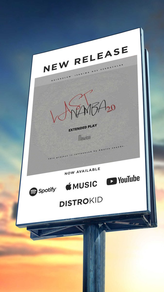 #NewAlbumAlert!

l present to you my 2nd album titled 'Last Namba 2.0'. Enjoy!

Stream on Spotify!

open.spotify.com/album/7uYo4NIB…

#ScriptsandBars #SouthernAfricaArts 
<a href="/LitBritish/">British Council Literature</a>
<a href="/kaymediaafrica/">KAY MEDIA AFRICA</a>
<a href="/Comexposed/">Comexposed</a>
<a href="/ReprezentRadio/">Reprezent 107.3FM</a> 
<a href="/PagePoetryAliv1/">@PagePoetryAlive</a>
<a href="/KhuraAgency/">#ByoMusicTikTokSounds</a>