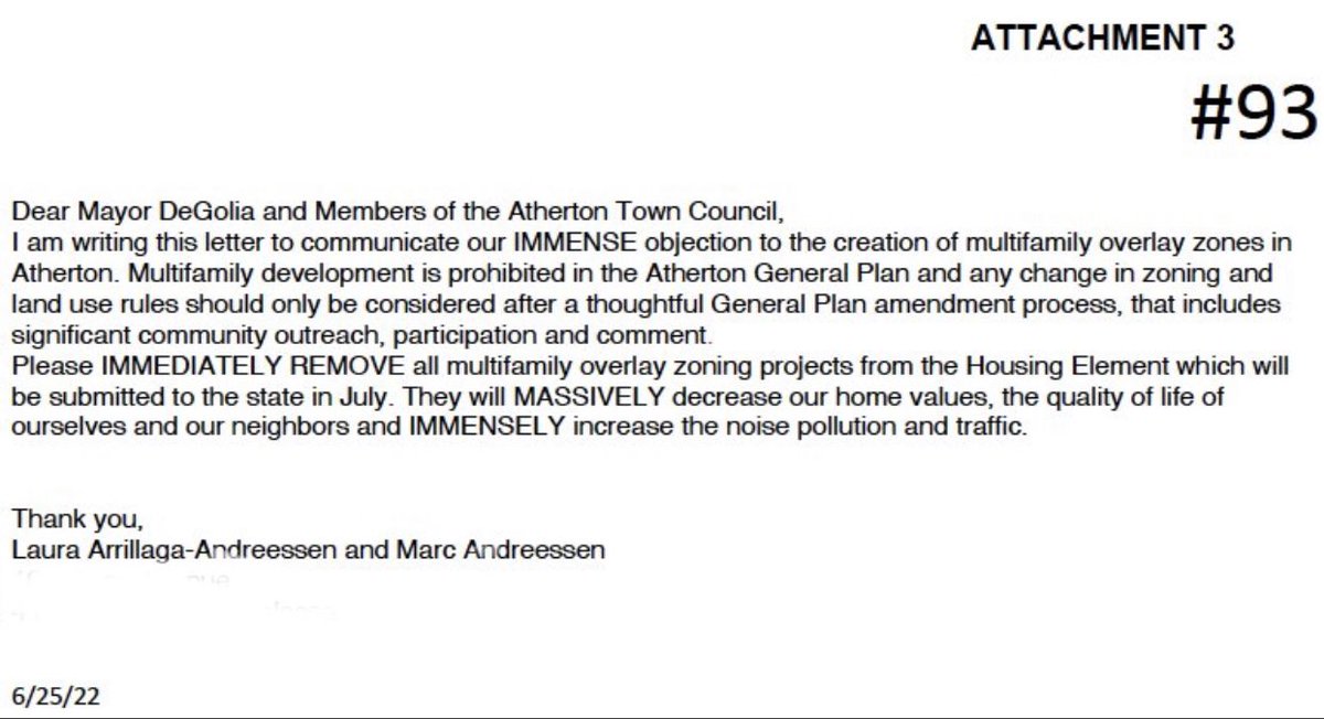 Marc Andreessen: “it’s time to build”
(Just not in my neighbourhood)