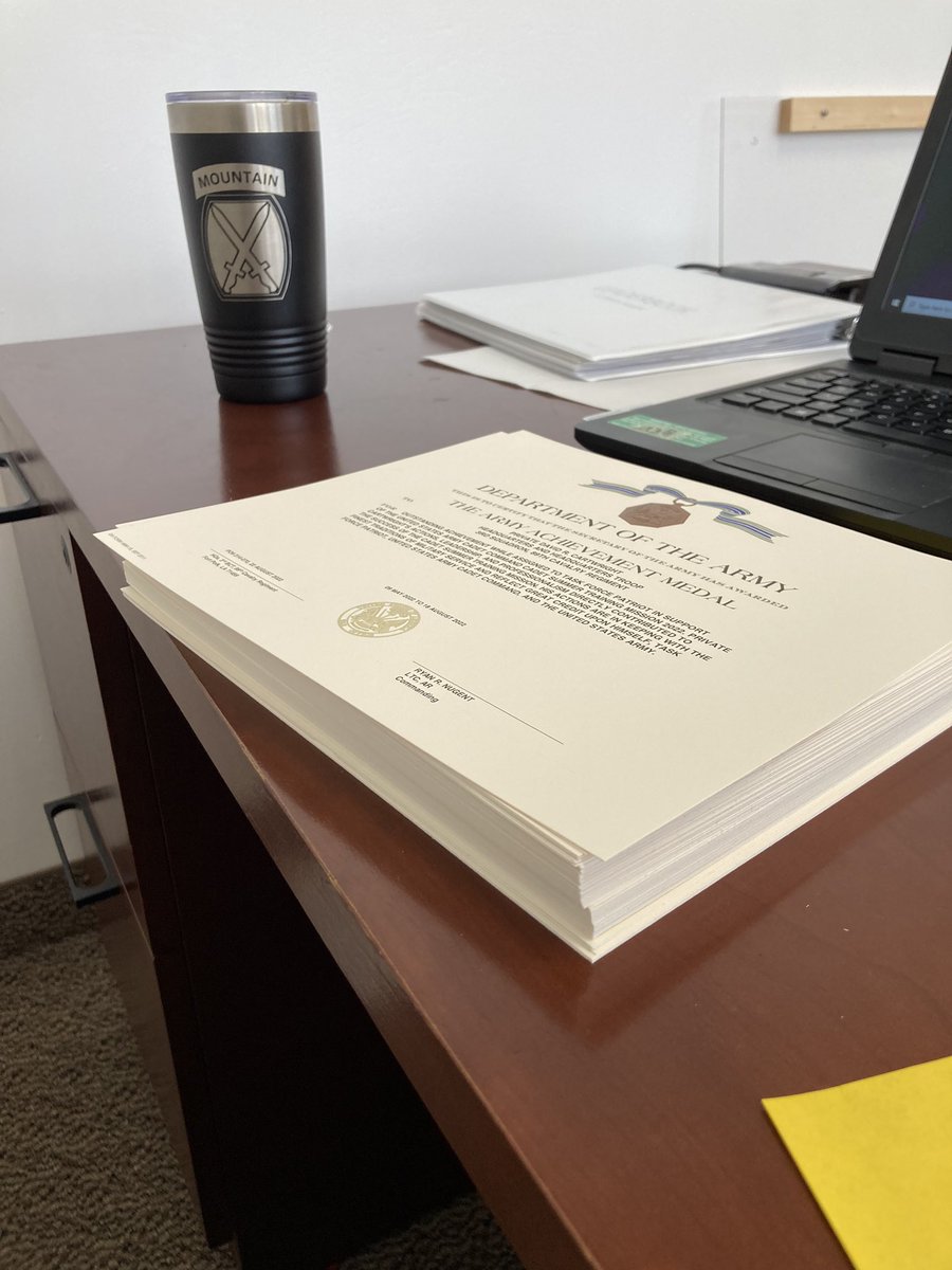The awards are flooding in for all 1,300 TF Patriot Soldiers that played a part in Cadet Summer Training ‘22! 😳 Great work by all!!! #lovemyjob #cst22 #peoplefirst