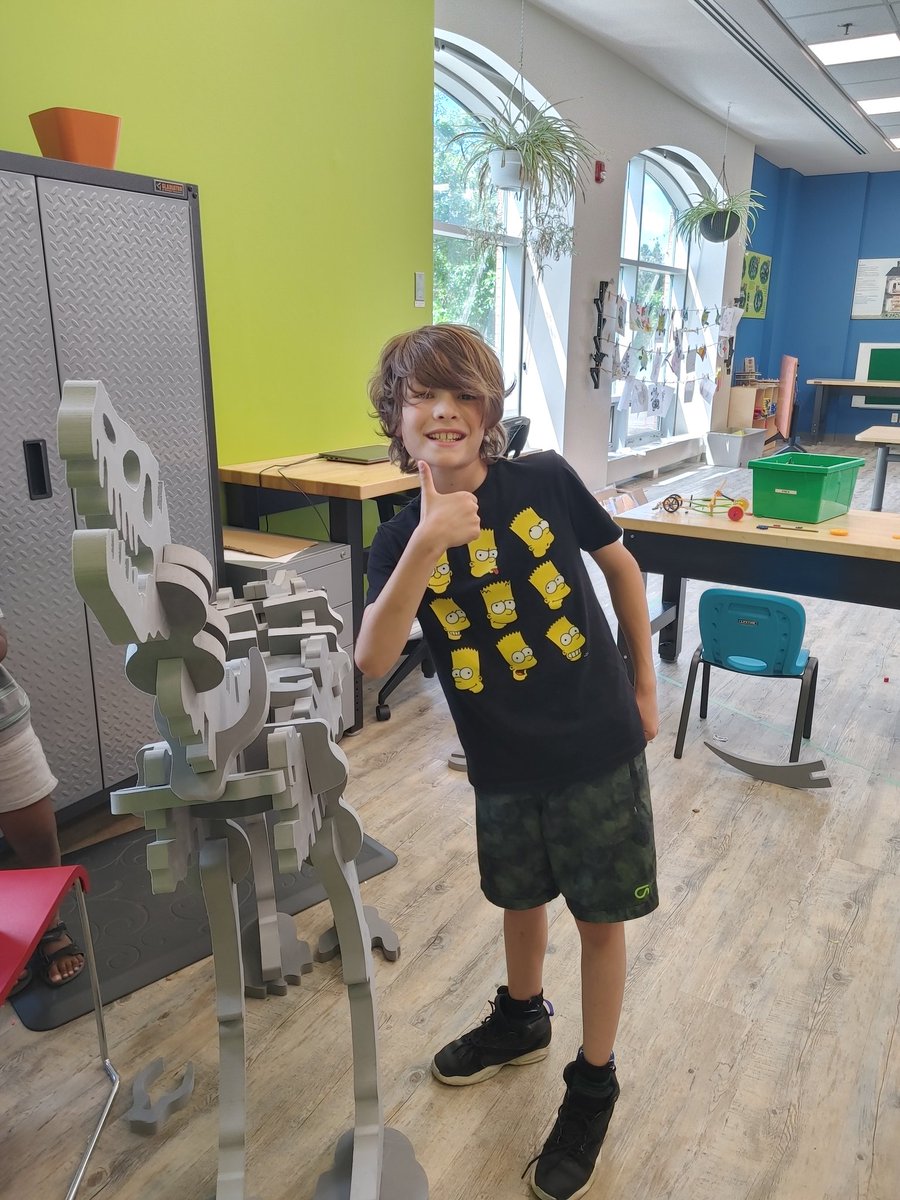 Putting his mad building skills to work at the <a href="/BPL_inthecity/">Barrie Public Library</a>