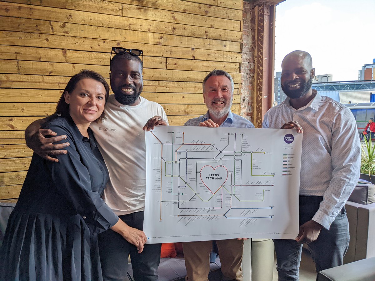 Stuart Clarke MBE (@stuartclarkeuk) on Twitter photo Always good to see <a href="/PhilytotheB/">Phil</a> and great to meet <a href="/urban_teacher/">Urban Teacher</a> of <a href="/UKBlackTech/">UKBlackTech</a>. Looking forward to seeing how we can work together with <a href="/LeedsDigiFest/">Leeds Digital</a>. And, of course, good to spend time with <a href="/SarahTulip/">Sarah Tulip 🌷</a> and <a href="/DataShedAnna/">Anna Sutton</a> (who took the photo). Always good to see <a href="/PhilytotheB/">Phil</a> and great to meet <a href="/urban_teacher/">Urban Teacher</a> of <a href="/UKBlackTech/">UKBlackTech</a>. Looking forward to seeing how we can work together with <a href="/LeedsDigiFest/">Leeds Digital</a>. And, of course, good to spend time with <a href="/SarahTulip/">Sarah Tulip 🌷</a> and <a href="/DataShedAnna/">Anna Sutton</a> (who took the photo).