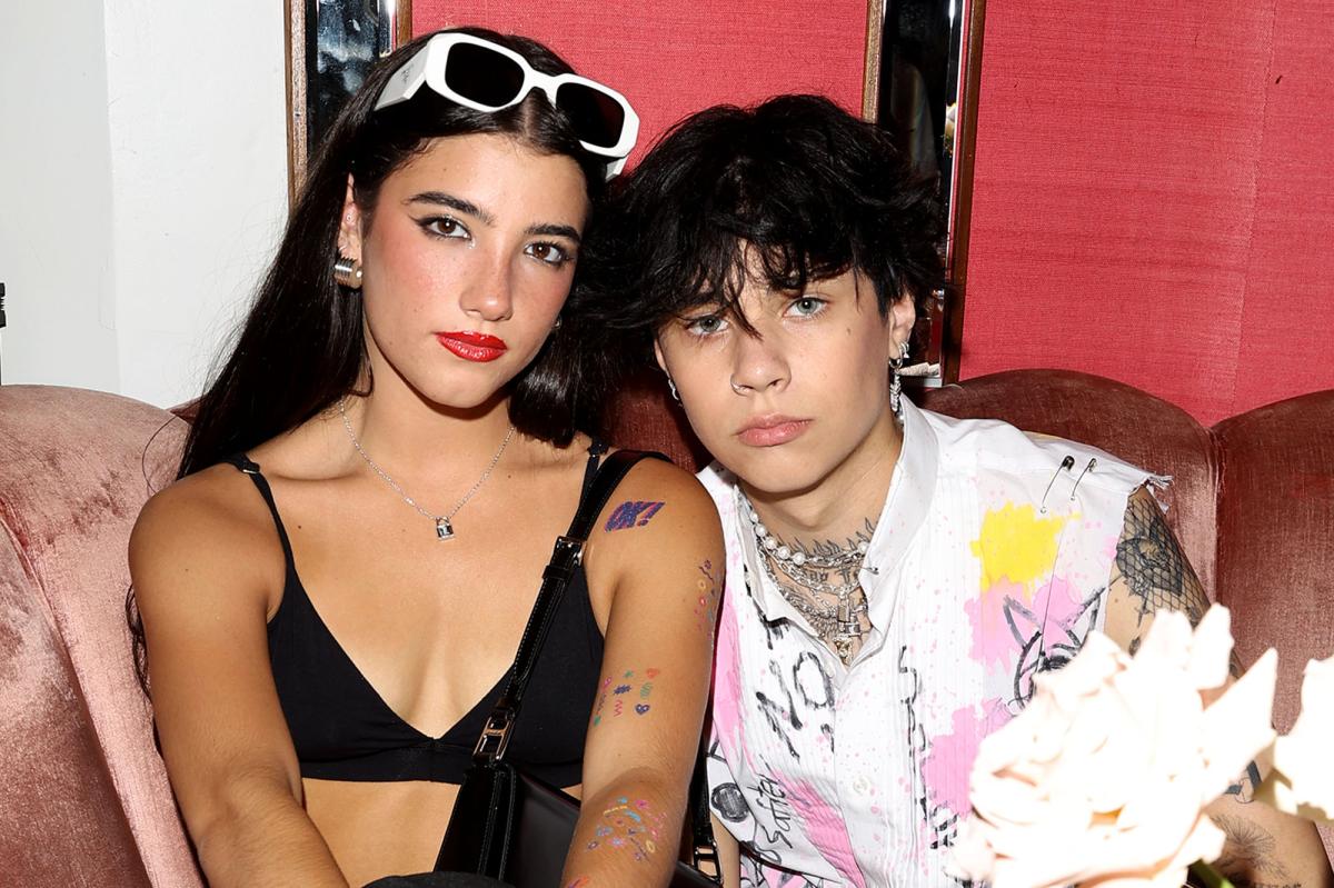 Page Six on X: Charli DAmelio and Landon Barker show PDA at Booby Tape  private party t.cokykGyPf4jL t.codUROocjjNv  X