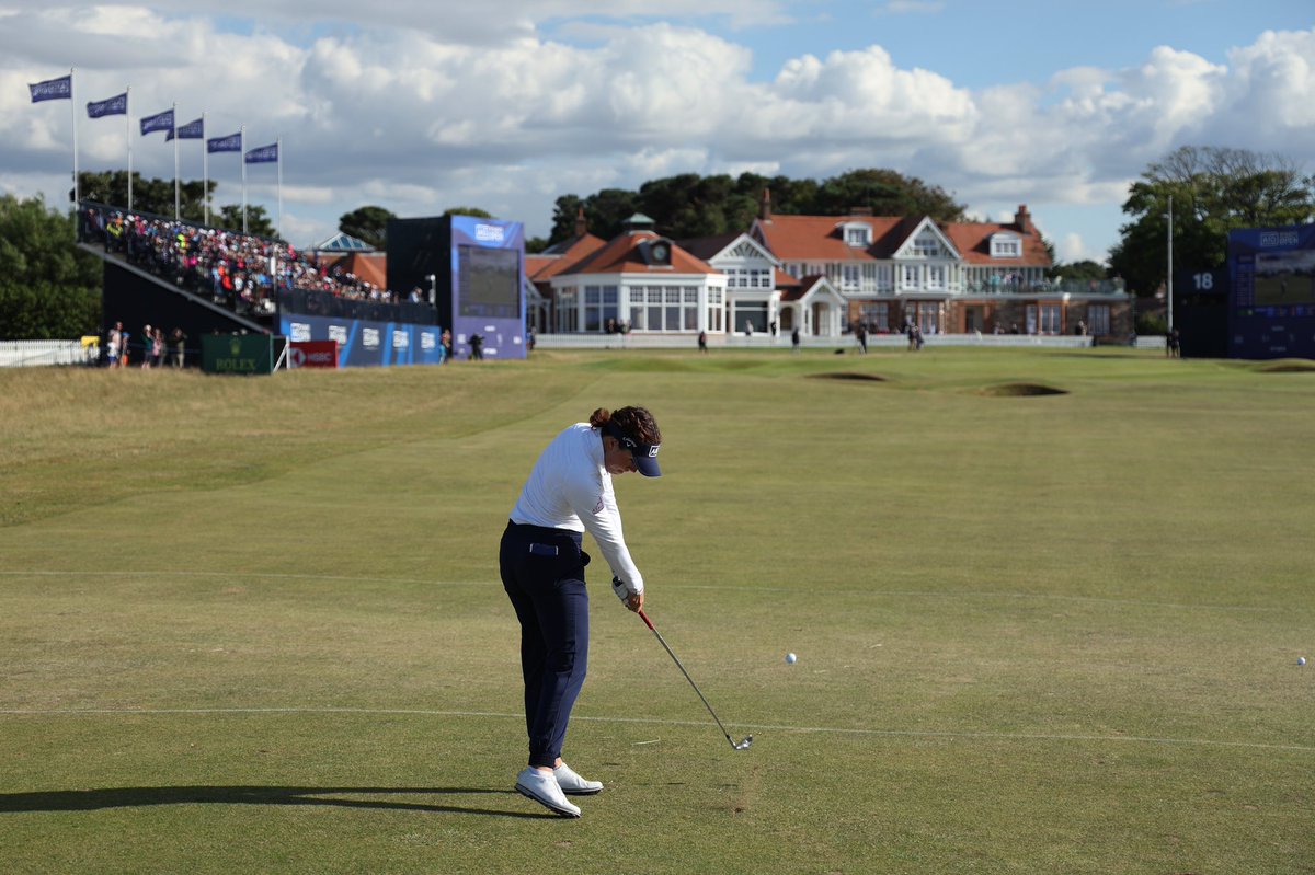 FootJoyEurope's tweet photo. Ready for the weekend ๐๏ธโโ๏ธ
Still all to play for at Muirfield after some tricky conditions on day 2 @AIGWomensOpen.
Georgia Hall, Jessica Korda, Whitney Hillier and Megan Khang will be among those looking to chase down the leaders on moving day.
#FJPremiereSeries #FJFuel https://t.co/dLpRn3LHs2