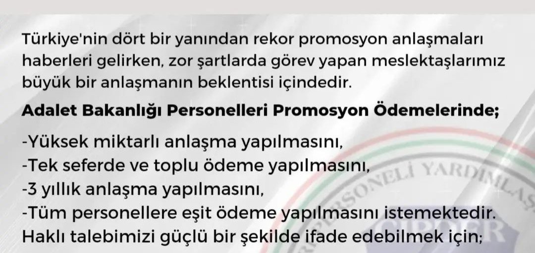 #EşitPromosyonİstiyoruz