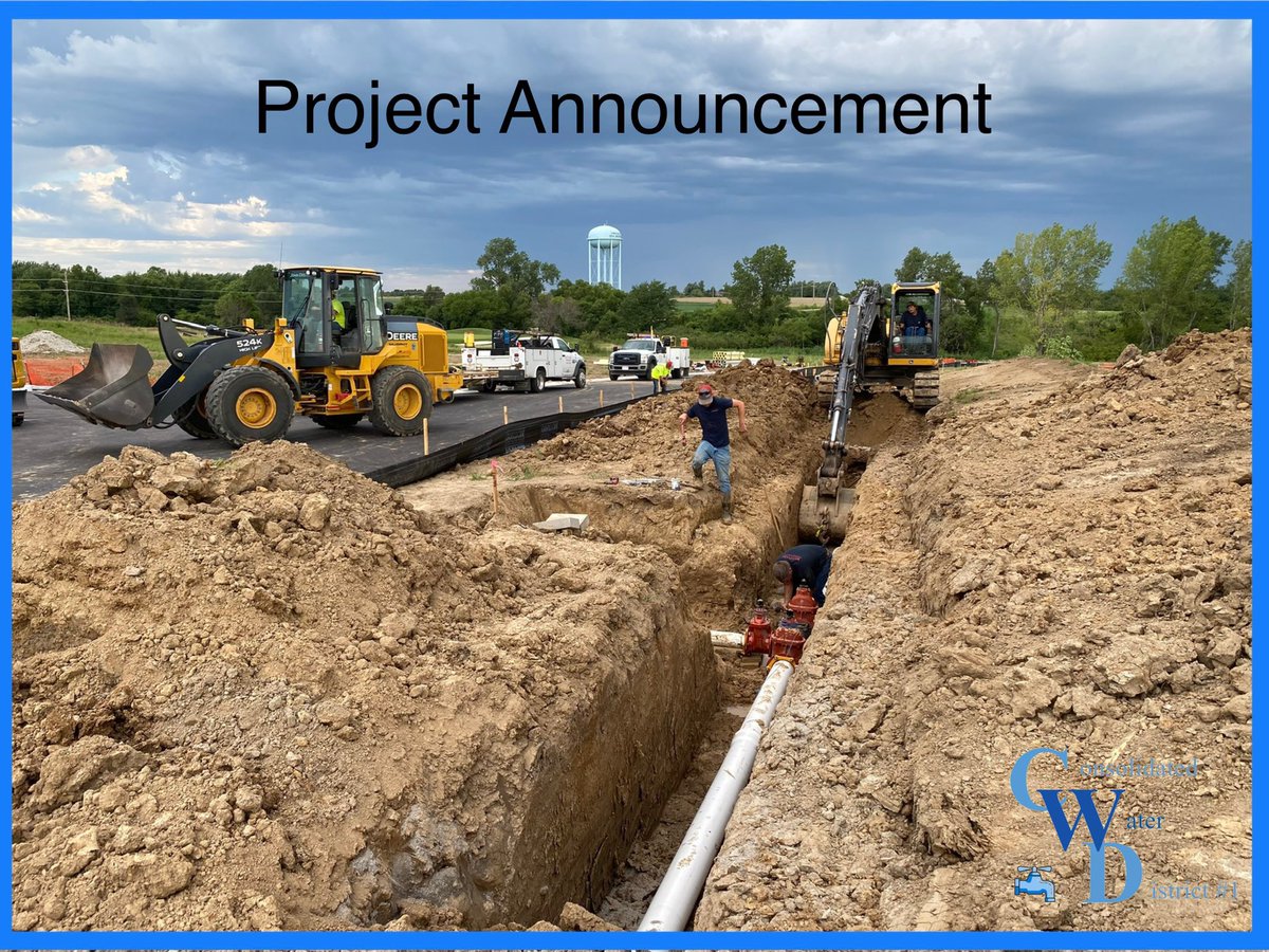 ConsWaterDist's tweet photo. 💧Project Announcement💧

We have started construction of the water system for The Boulders at Falcon Lakes Villas - Phase 3.  Construction will take approximately 2 weeks to complete.  No customers will be without water service during this project. https://t.co/asCazKSjPD