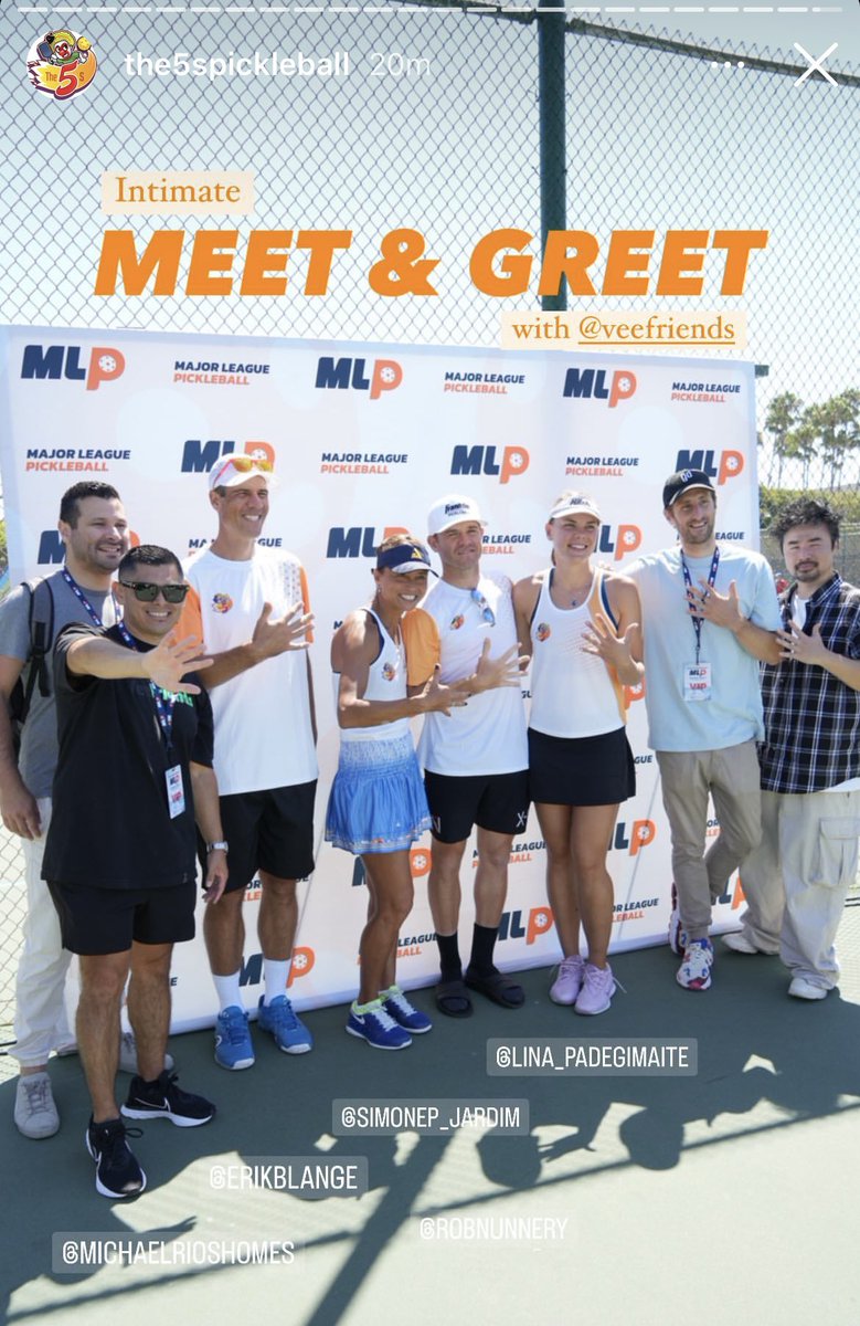 🤚🤚🤚🤚🤚 <a href="/the5spickleball/">@The5sPickleball</a> <a href="/MajorLeaguePB/">Major League Pickleball</a>