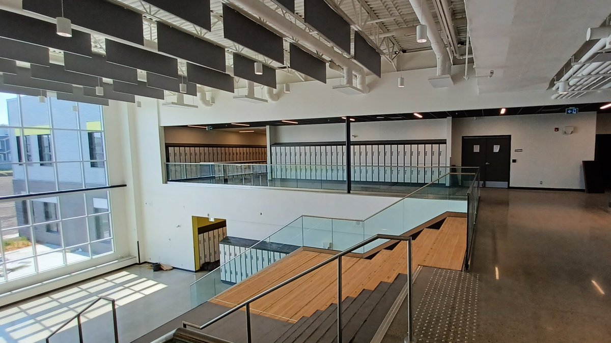 YourAlberta's tweet photo. Soon, we'll welcome all students back to school & this year will be extra special for #yeg’s Keswick community. In Sept, space for >1800 students is opening up in two brand new K-9 schools!
Here’s a sneak peek at the newly built public & Catholic schools. #abed #abinfrastructure https://t.co/FK4HQg6Afs